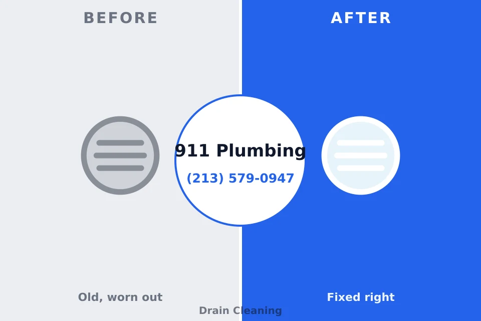 Before and after: plumbing repair Somonauk, IL